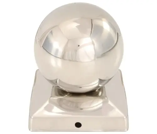 Stabu Uzgaļi, 6 Gab., Lodveida, Nerūsējošs Tērauds, 91X91 Mm Vidaxl