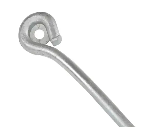 Maa-Ankrud 4 Tk 10 X 60 Cm Tsingitud Metall