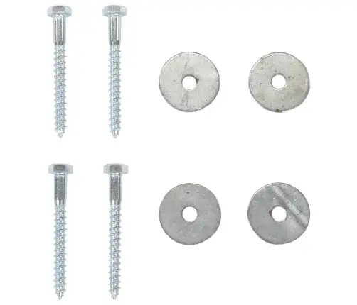 Maa-Ankrud 4 Tk 10 X 60 Cm Tsingitud Metall