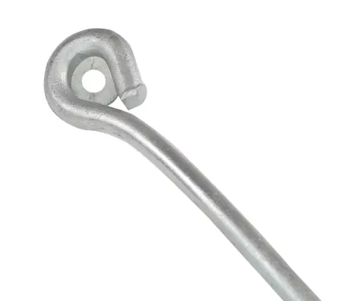 Maa-Ankrud 6 Tk 10 X 60 Cm Tsingitud Metall