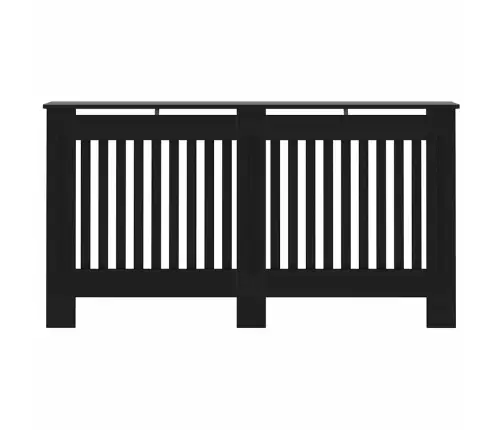 Radiatora Pārsegs, Melns, 152X19X81,5 Cm, Mdf Vidaxl