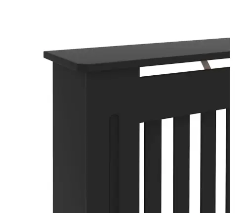 Radiatora Pārsegs, Melns, 152X19X81,5 Cm, Mdf Vidaxl