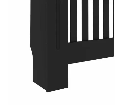 Radiatora Pārsegs, Melns, 152X19X81,5 Cm, Mdf Vidaxl