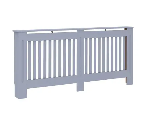 Radiatora Pārsegs, Antracītpelēks, 172X19X81,5 Cm, Mdf Vidaxl