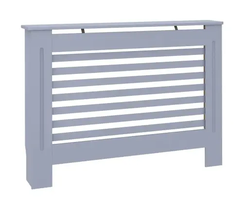 Radiatora Pārsegs, Antracītpelēks, 112X19X81,5 Cm, Mdf Vidaxl