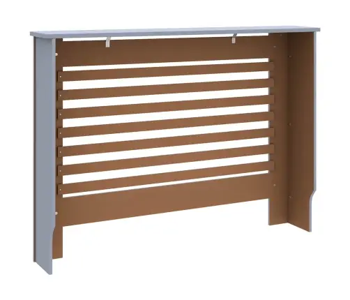 Radiatora Pārsegs, Antracītpelēks, 112X19X81,5 Cm, Mdf Vidaxl