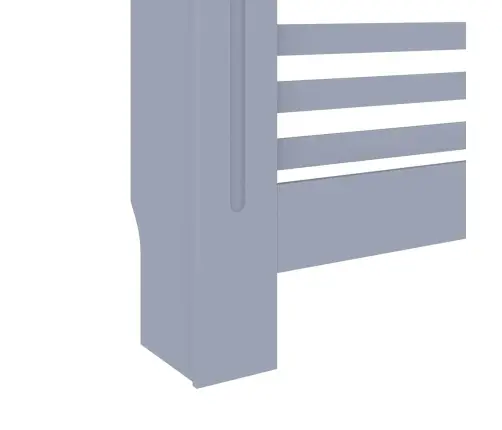 Radiatora Pārsegs, Antracītpelēks, 112X19X81,5 Cm, Mdf Vidaxl