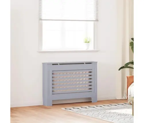 Radiatora Pārsegs, Antracītpelēks, 112X19X81,5 Cm, Mdf Vidaxl