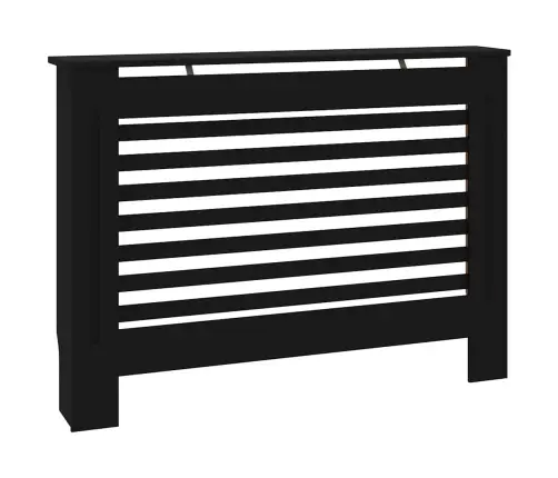 Radiatoriaus Uždangalas, Juodos Spalvos, 112X19X81,5cm Mdf