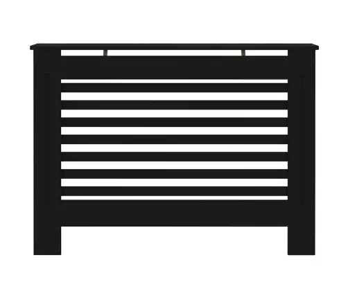 Radiatoriaus Uždangalas, Juodos Spalvos, 112X19X81,5cm Mdf