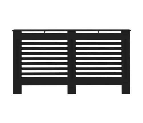 Radiaatorikate Must 152 X 19 X 81,5 cm Mdf