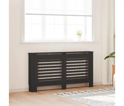 Radiaatorikate Must 152 X 19 X 81,5 cm Mdf