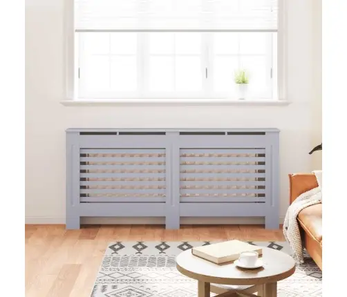 Radiatoriaus Uždangalas, Antracito Spalvos, 172X19X81,5cm Mdf