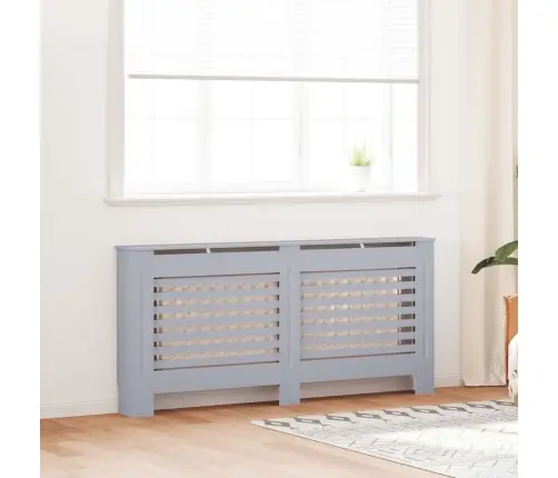 Radiatoriaus Uždangalas, Antracito Spalvos, 172X19X81,5cm Mdf