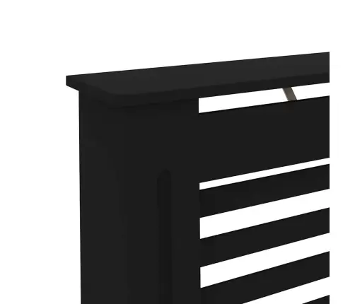 Radiatora Pārsegs, Melns, 172X19X81,5 Cm, Mdf Vidaxl