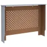 Radiatora Pārsegs, Antracītpelēks, 112X19X81,5 Cm, Mdf Vidaxl