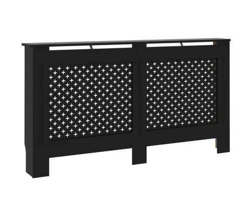 Radiatora Pārsegs, Melns, 152X19X81,5 Cm, Mdf Vidaxl