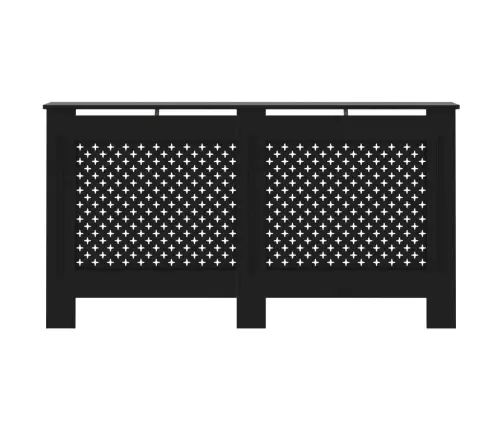 Radiatora Pārsegs, Melns, 152X19X81,5 Cm, Mdf Vidaxl