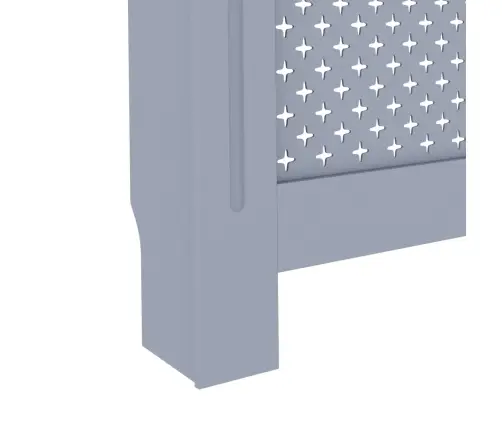 Radiatora Pārsegs, Antracītpelēks, 172X19X81,5 Cm, Mdf Vidaxl