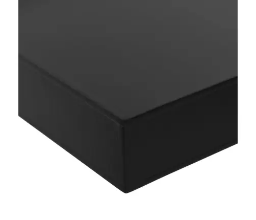 Sienas Plaukti, 2 Gab., Melni, 40X20X3,8 Cm Vidaxl