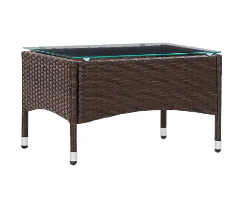 Kafijas Galdiņš, Brūns, 60X40X36 Cm, Pe Rotangpalma Vidaxl