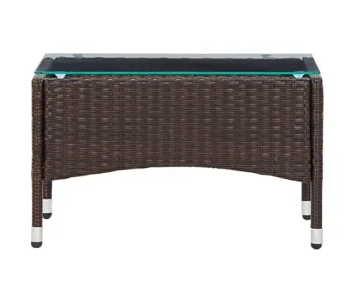 Kafijas Galdiņš, Brūns, 60X40X36 Cm, Pe Rotangpalma Vidaxl