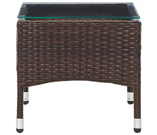 Kafijas Galdiņš, Brūns, 60X40X36 Cm, Pe Rotangpalma Vidaxl