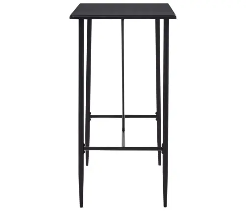 5-Daļīgs Bāra Mēbeļu Komplekts, Melna Plastmasa Vidaxl