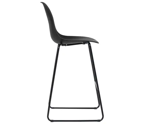 5-Daļīgs Bāra Mēbeļu Komplekts, Melna Plastmasa Vidaxl