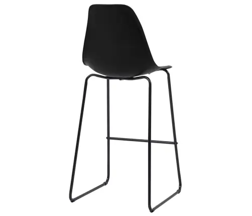 5-Daļīgs Bāra Mēbeļu Komplekts, Melna Plastmasa Vidaxl