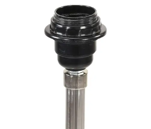 Grīdas Lampa Uz Statīva, Brūna, Melna, Masīvs Tīkkoks, 141 Cm Vidaxl