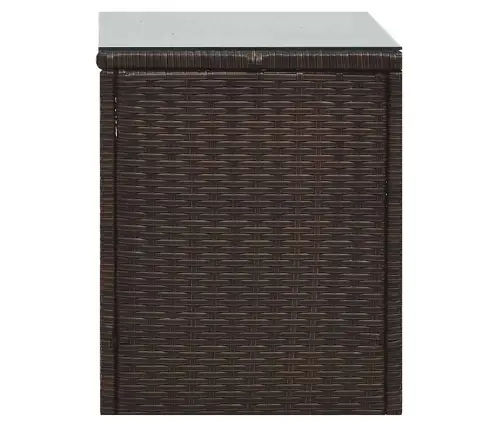 Sodo Baldų Komplektas Su Pagalvėlėmis, 5D., Rudas, Poliratanas