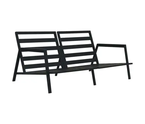 4-Daļīgs Dārza Atpūtas Mēbeļu Komplekts Ar Matračiem, Alumīnijs Vidaxl