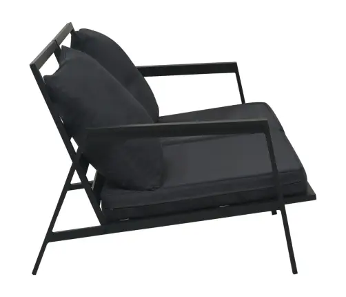 4-Daļīgs Dārza Atpūtas Mēbeļu Komplekts Ar Matračiem, Alumīnijs Vidaxl