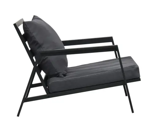 4-Daļīgs Dārza Atpūtas Mēbeļu Komplekts Ar Matračiem, Alumīnijs Vidaxl