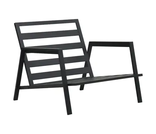 Poilsio Komplektas Su Pagalvėmis, 5 Dalių, Pilkas, Aliuminis