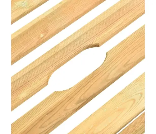 Sauļošanās Zvilnis, Impregnēts Priedes Koks Vidaxl