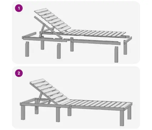 Sauļošanās Zvilnis, Impregnēts Priedes Koks Vidaxl