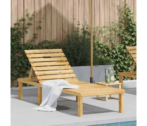 Sauļošanās Zvilnis, Impregnēts Priedes Koks Vidaxl