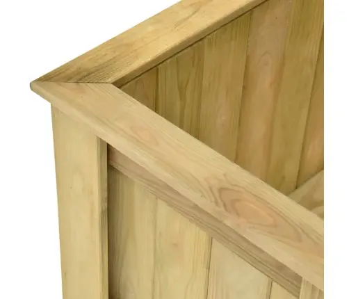 Augsta Puķu Kaste, 196X50X50 Cm, Impregnēts Priedes Koks Vidaxl