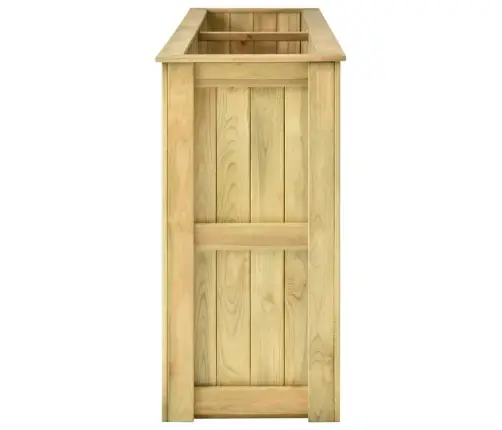 Tõstetud Peenar 196 X 50 X 100 Cm Immutatud Männipuidust