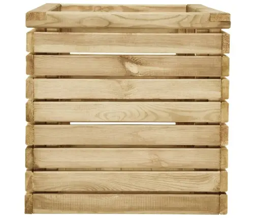 Lovelis, 100X50X50cm Impregnuota Pušies Mediena, Aukštas