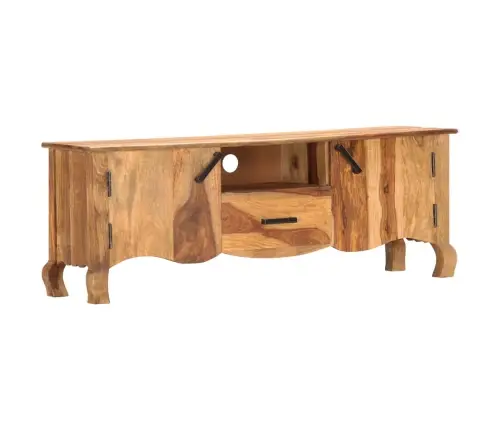 Tv Skapītis, 115X30X42 Cm, Masīvkoks Vidaxl