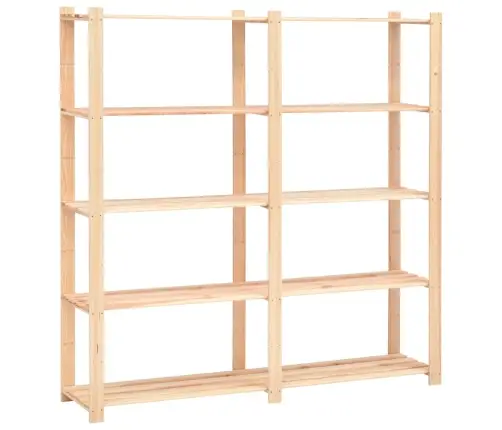 Lentynos Daiktams, 2Vnt., 170X38X170cm Pušies Masyvas