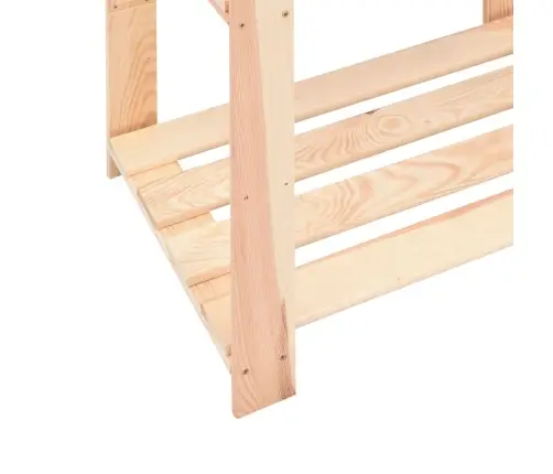 3-Līmeņu Glabāšanas Plaukti, 3 Gb., 60X38X90 Cm, Priede, 150 Kg Vidaxl