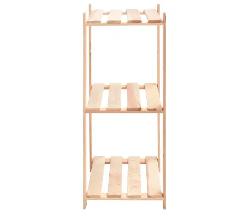 3-Korruselised Hoiuriiulid, 5 Tk, 60X38X90 Cm Männipuit 150 Kg