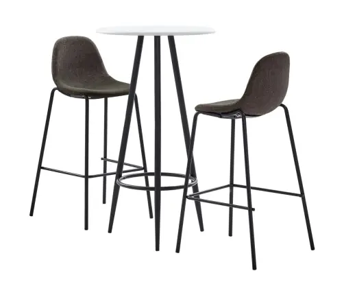 3-Osaline Baarikomplekt, Kangas, Tumehall