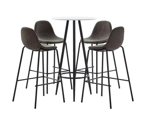 5-Osaline Baarikomplekt, Kangas, Tumehall