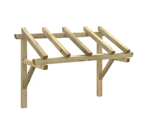 Nojume Durvīm, 150X100X100 Cm, Priedes Masīvkoks Vidaxl