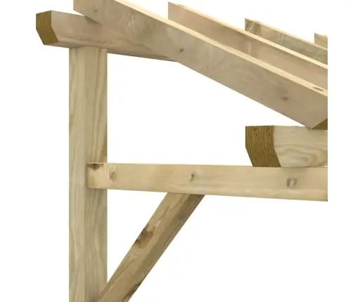 Nojume Durvīm, 150X100X100 Cm, Priedes Masīvkoks Vidaxl